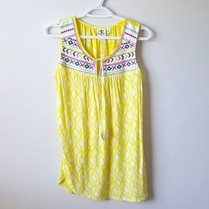 Anthropologie One September bohemian tank top